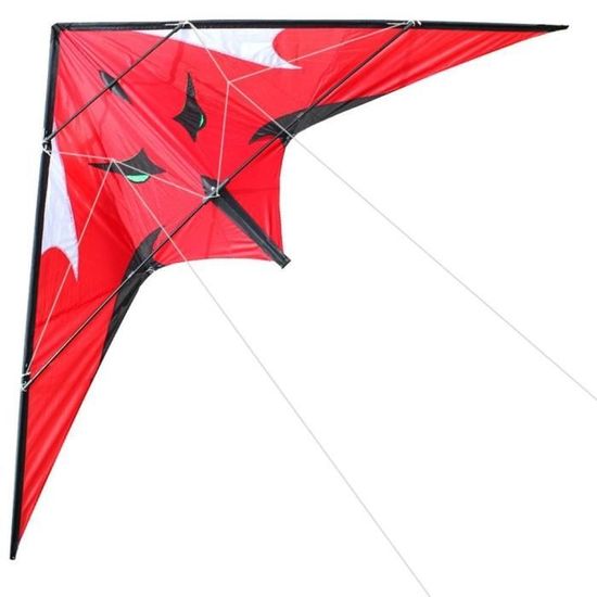 Cerf-volant Acrobatique 2 Lignes Pour Adultes Et Ados - Surface 1.4 M² - Lignes 30 M - Pour Entraînement Sports De Glisse