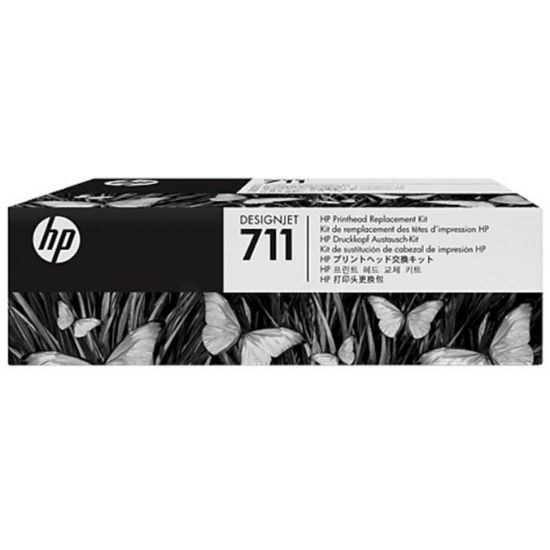 Tête d'impression HP 711 pour DesignJet - Pack de 1 - Noir / Jaune / Cyan / Magenta