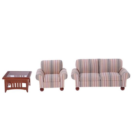 VGEBY Maison de poupée de banc Miniature Dollhouse Kid Toy 1