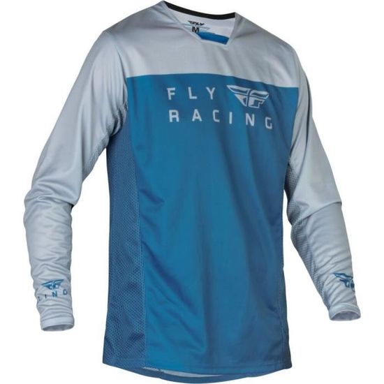 Maillot De Course TM Racing Bleu - 100% Polyester Respirant - Tailles S à XXL - Équipement Officiel CIRCUIT