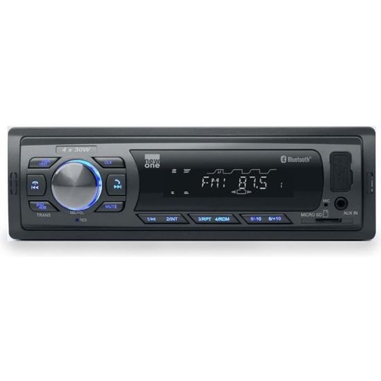 Auto Radio NewOne AR375BT 120 Watts - Bluetooth Tuner PLL FM
