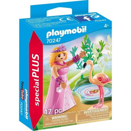 PLAYMOBIL - 70247 - Princesse et mare - Fille - Special Plus - 17 pièces