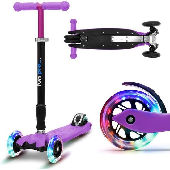 Trottinette HUDORA Little BigWheel - Pliable Et Réglable Pour Enfants Dès 3 Ans - Jusqu'à 100kg