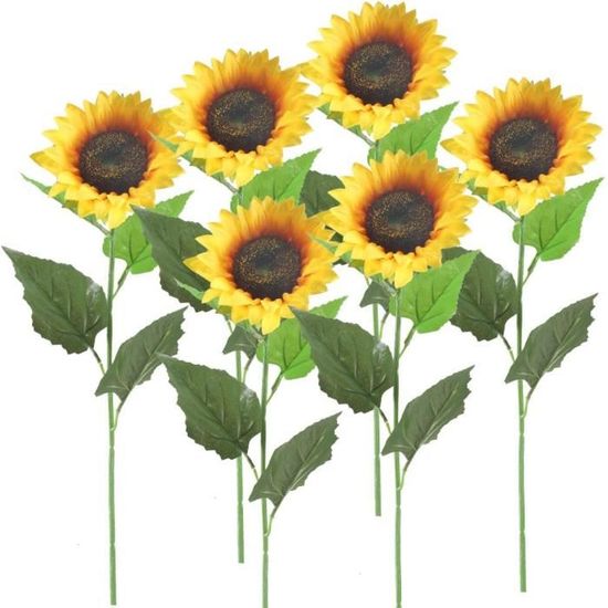 Fleur Tournesol Au Crochet En Pot – Déco Positive, 13x6 Cm, Fil De Qualité, Cadeau Sentimental - 9