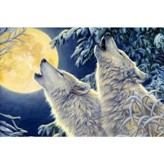 Kit Peinture Diamant Cerf Wapiti - DIY 5D Strass Complet 30x40 Cm - Art Créatif Loisir Détente