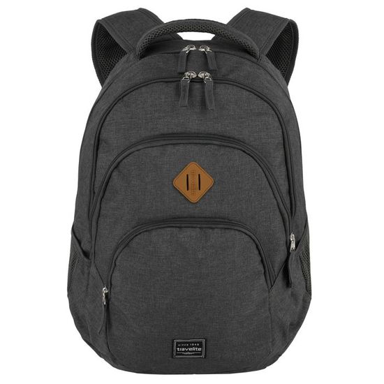 Sac à Dos Travelite Basic Melange - Bleu Marine - 20-29L - NEUF - Unisexe