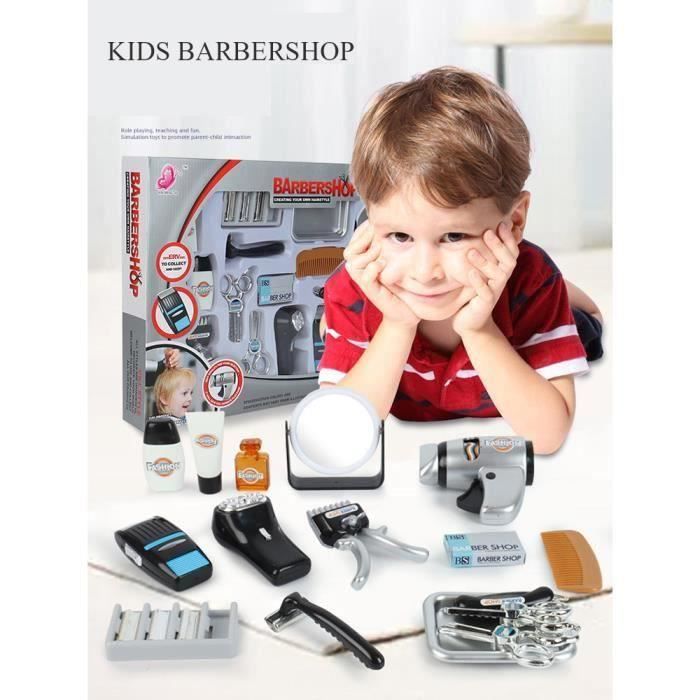 RedCrab Coiffeur & Beauté 55 Pièces – Mallette Avec Sèche-Cheveux Sonore Et Lisseur – Jeu De Rôle Fille 3 Ans+