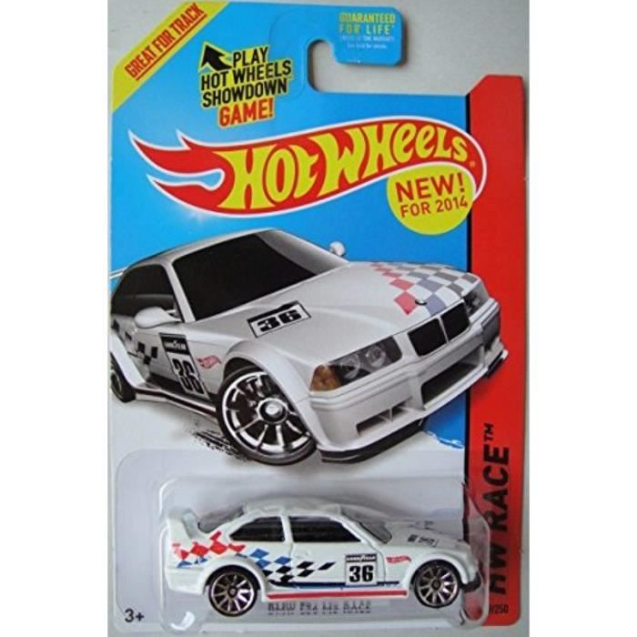 Voiture Electrique G8F76 2014 HW Race BMW E36 M3, White