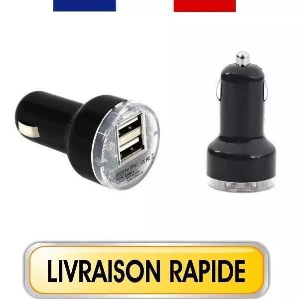 Chargeur allume-cigare double chargeur de voiture USB chargeur voiture grand double - Chargeur voiture USB chargeur voiture