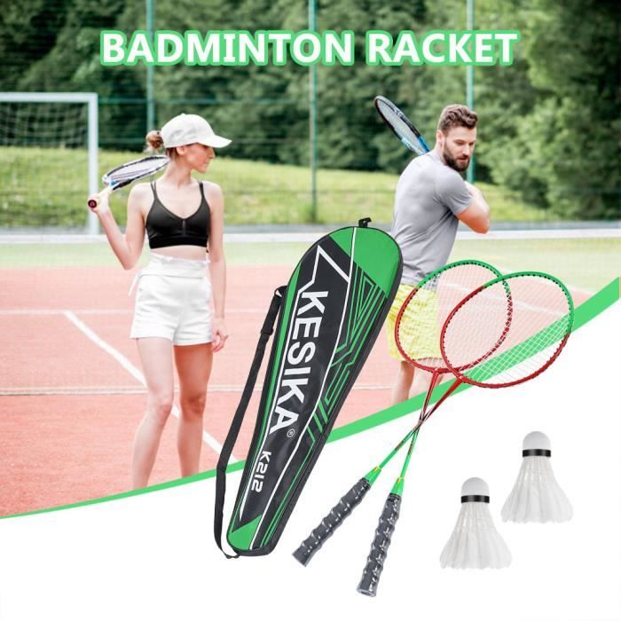 【KIT DE BADMINTON】Jeu de combinaison de sac de raquettes de badminton de sport de plein air portable - cadeau de fête des