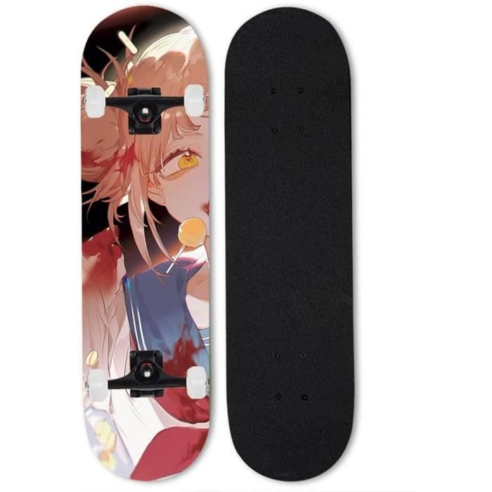 Totots Himiko Toga Anime Skateboard, mon académie de héros, skateboard d'érable à 7 couches, planche420
