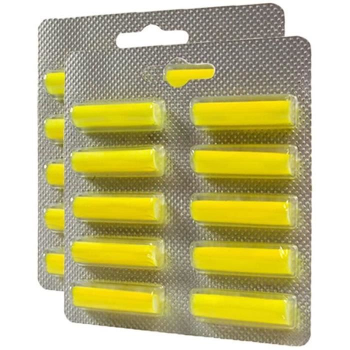 20 Déo Sticks Parfumés Pour Aspirateur - Senteur: Citron WAVES, WIGOMAT, WESTFALIA, WIREXIM, WERTHEIM, WINNER VAC, WHITE & BROWN, WO