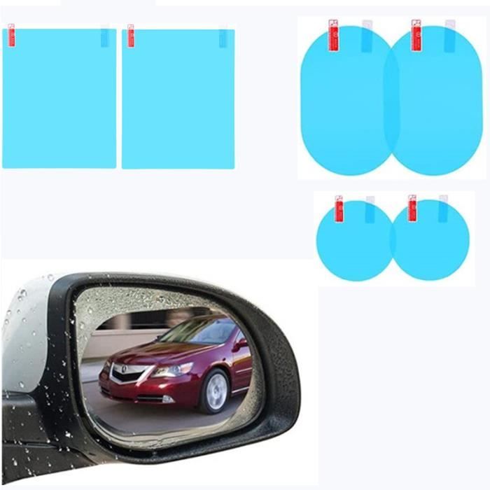 Film de Rétroviseur de Voiture Film Voiture Anti-Pluie pour Rétroviseurs de Voiture et Fenêtres Latérales
