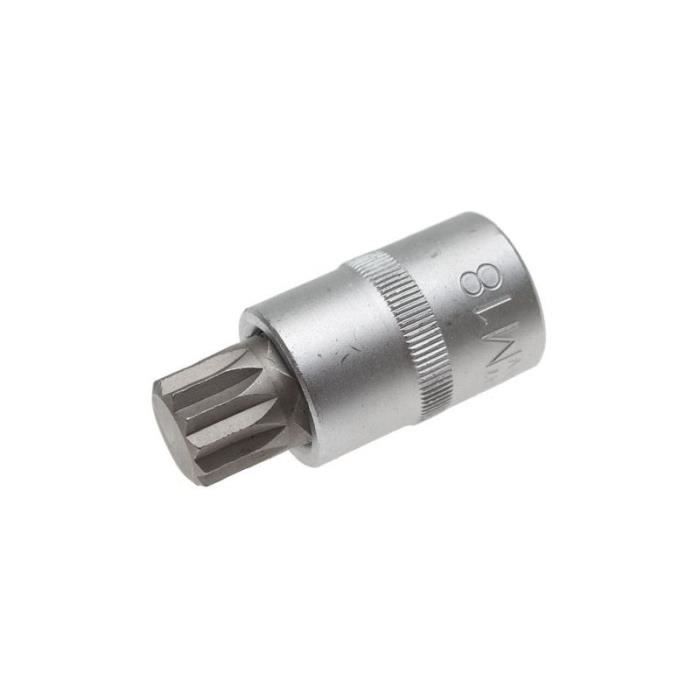 Douille à embouts 12,5 mm (1/2-) denture multiple intérieure (pour XZN) M18
