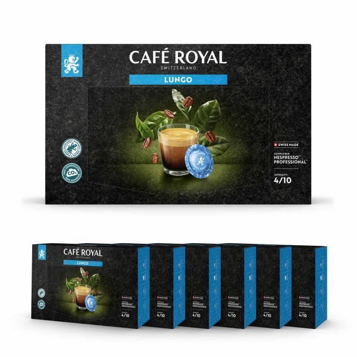 300 CAPSULES COMPATIBLES NESPRESSO PRO® - LUNGO - 6 Boites de 50 Dosettes Compatibles Nespresso Pro®