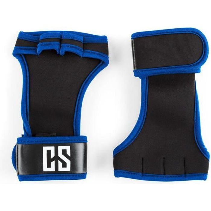 CAPITAL SPORTS Palm Pro Gants haltérophilie musculation taille S - noir-bleu