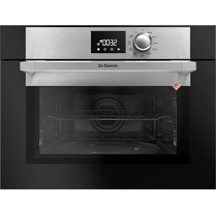 De Dietrich Fascination DKE7220X Four micro-ondes monofonction intégrable 40 litres 1000 Watt inox