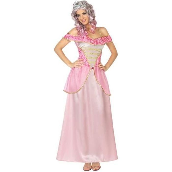 ATOSA Deguisement De Princesse Rose - Panoplie Adulte