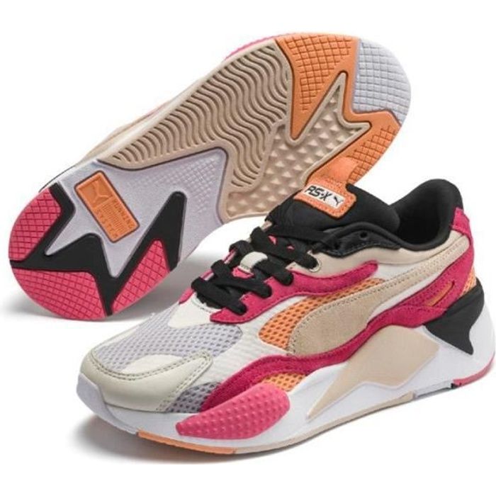 Chaussures de running femme Puma Rs-X³ mesh pop