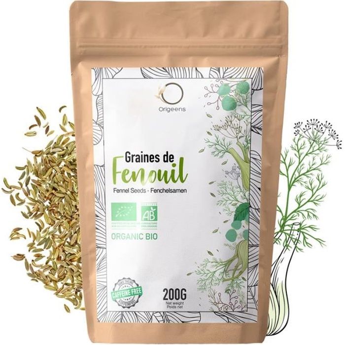 Infusion Graines de Fenouil ~ Bio 200g