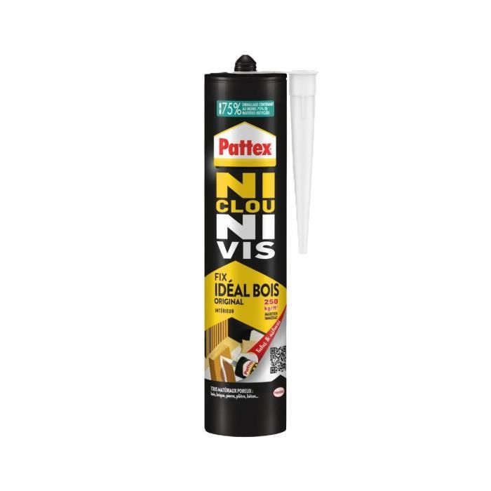 Colle Ni clou Ni vis cartouche 96g - PATTEX