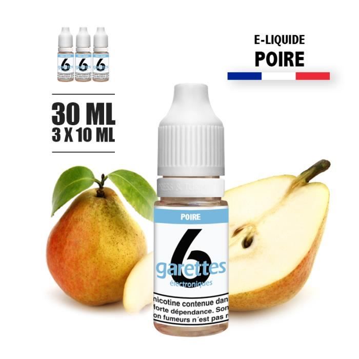 E-liquide 30ML saveur POIRE avec 11MG de nicotine (e-liquide id : PROD2044) - (3x10ML)