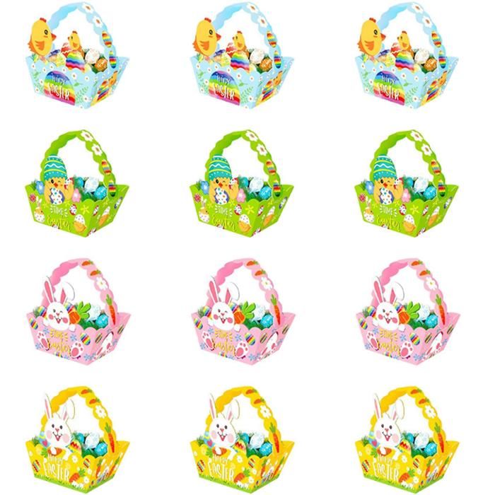 Lot De 36 Œufs De Pâques Irisés De 8 X 6 Cm Pour Enfants - Avec 1 Sac