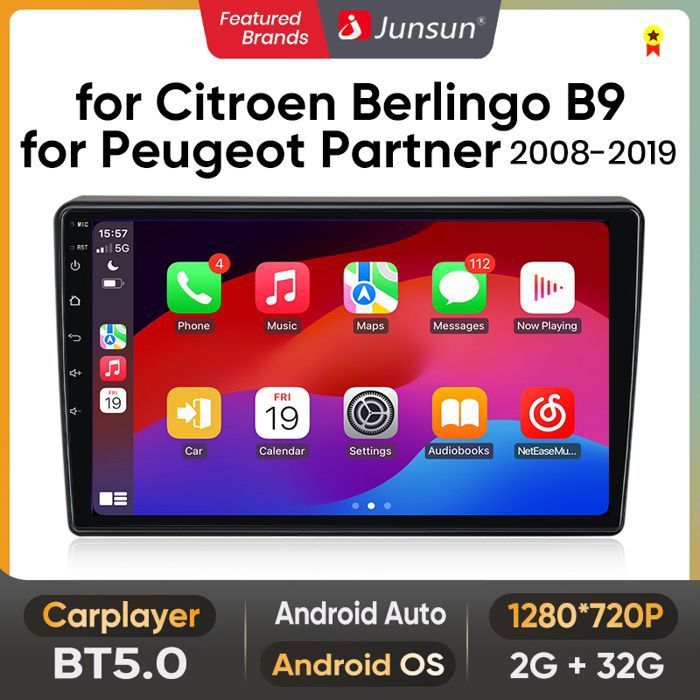 Écran Tactile Pour Citroën Berlingo Et Peugeot – Modèle 9814203980, Remplacement D’origine !