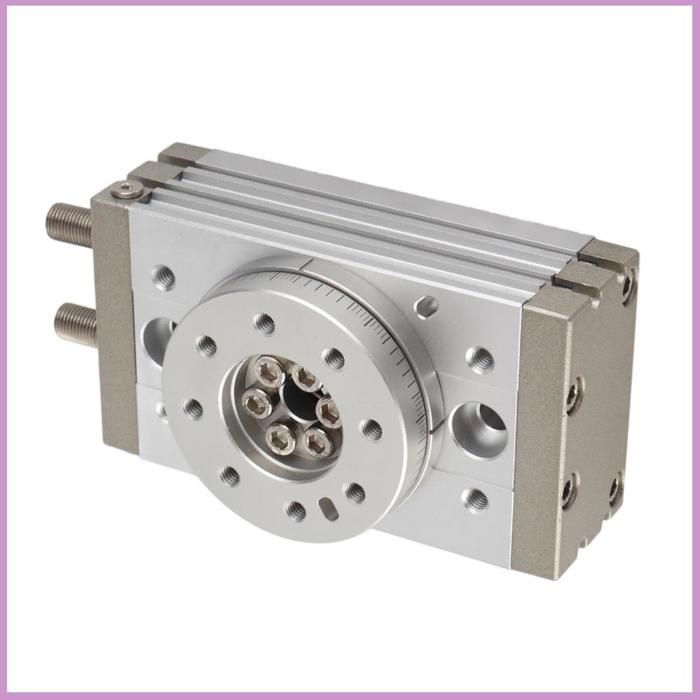 Cylindre Pneumatique Rotatif MSQB-30A – Angle Réglable 0-190°, étanche, Avec Anneau Magnétique Intégré - 6