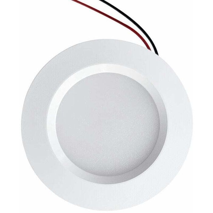Mini spot LED encastrable 3W DC12V IP54 Ø55 mm Blanc naturel 4000K — 250 lm dimmable