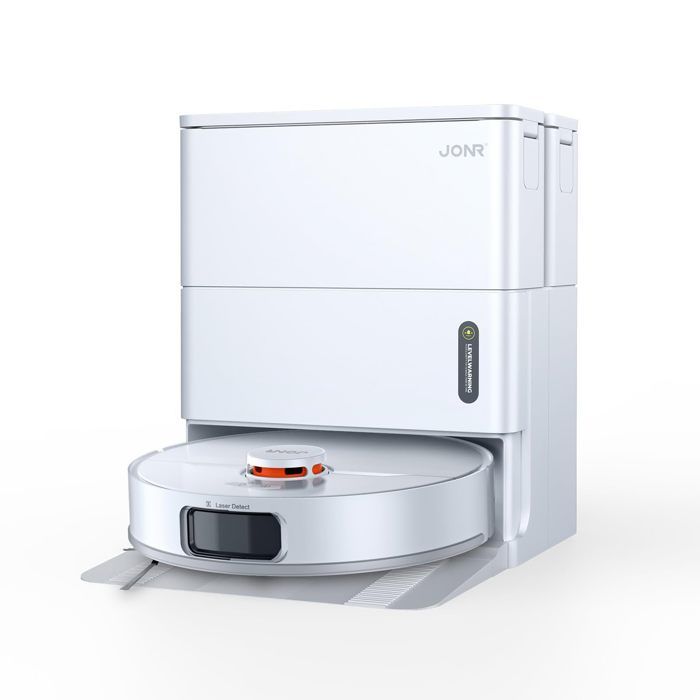 Aspirateur Robot - JONR - T5 Pro Gen 2 - 15000Pa - 4L - 5200mAh - Blanc - Jonr