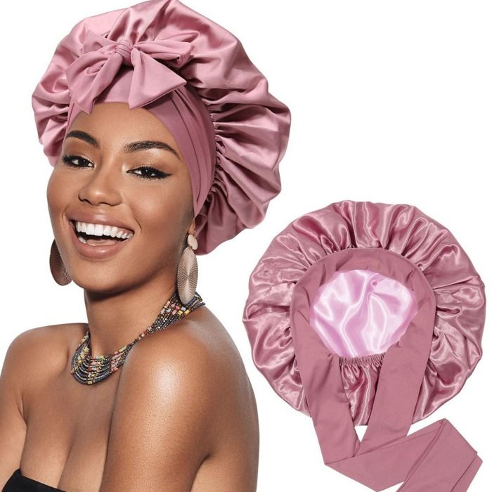 Bonnet de nuit en satin réversible - ULISEM - Protection