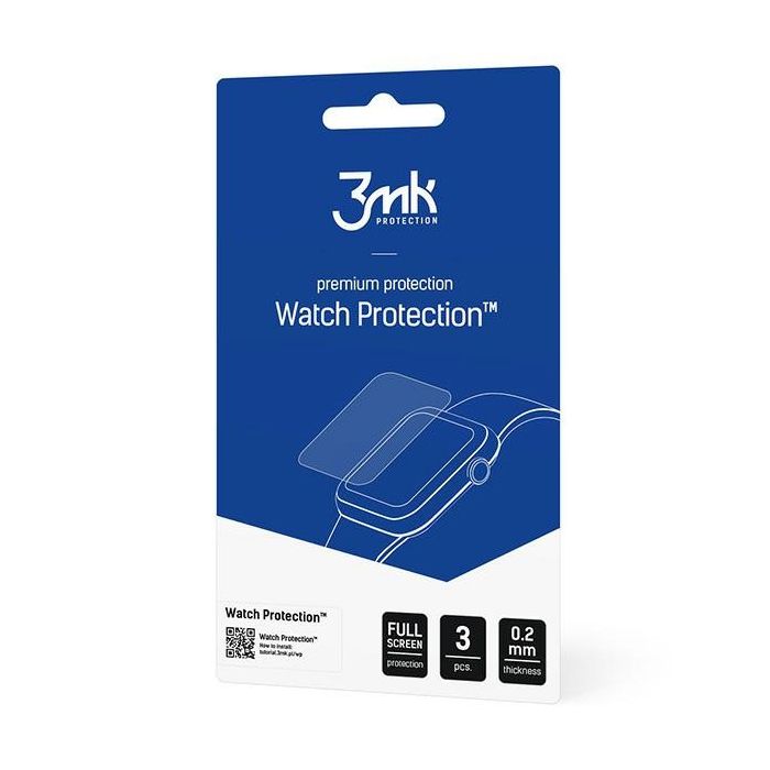 Film de protection pour Motorola Moto Watch 40 3MK ARC Plein écran