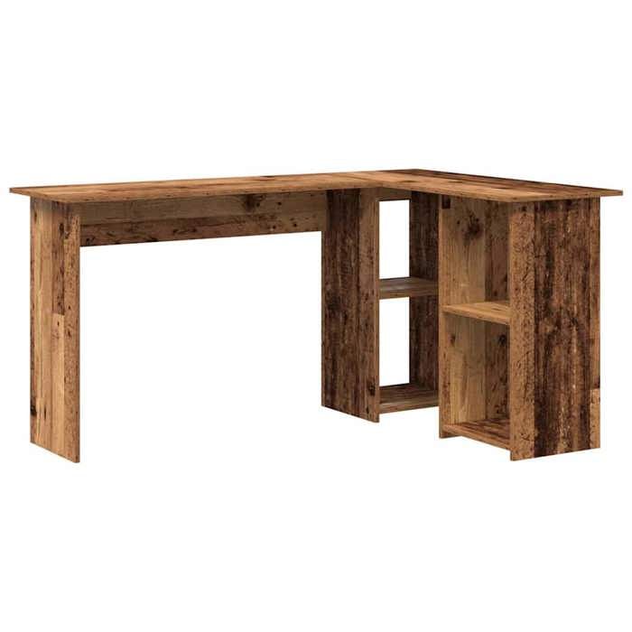 Marron Table de travail - Bureau Bois Ancien 142x102x73 cm Bois dingénierie m7861