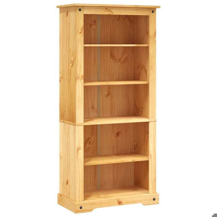Maison Exclusive - Bibliothèque 5 niveaux Gamme Corona Pin mexicain 80x40x170 cm