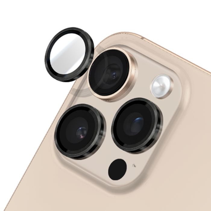 Belkin Protection Caméra - iPhone 16 / 16 Pro Max - Lot de 2 - Verre trempé 033 mm - Anti-rayures Beige - vue 1