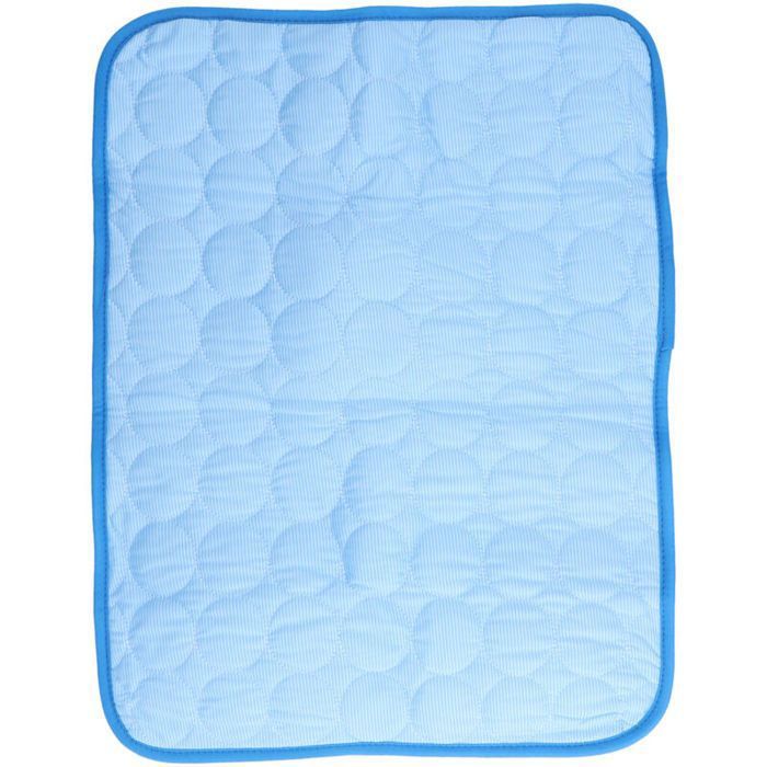 Tapis Rafraîchissant pour Chien/Chat – Respirant Pliable – Bleu M (60x50cm)