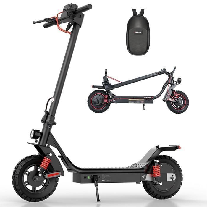 iScooter i10Pro Trottinette Électrique - Puissance Max 1000W - Autonomie 55km - Batterie 48V 15Ah - Pneus 10″