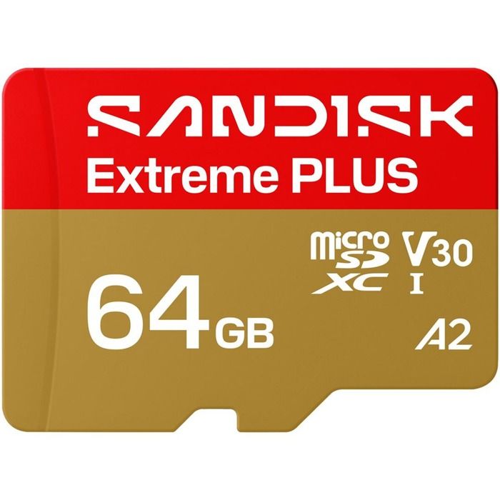 Carte mémoire micro SD Sandisk Extreme® Plus 64 Go UHS-I
