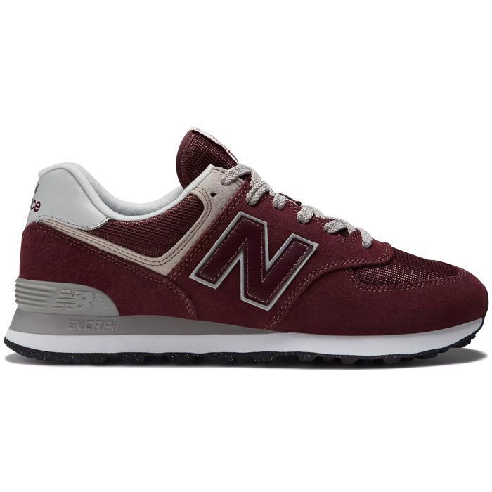 Baskets homme New Balance 574 coloris bordeaux ML574EVM Baskets homme New Balance 574 coloris bordeaux ML574EVM