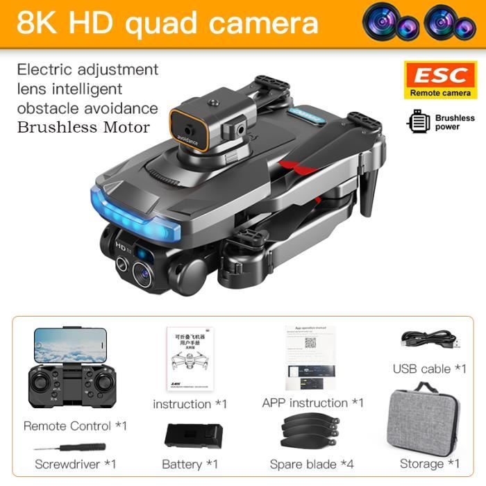 Drone FPV Gestuel Drone Avec Caméra 1080P FPV, Moteur Sans Balais, 35