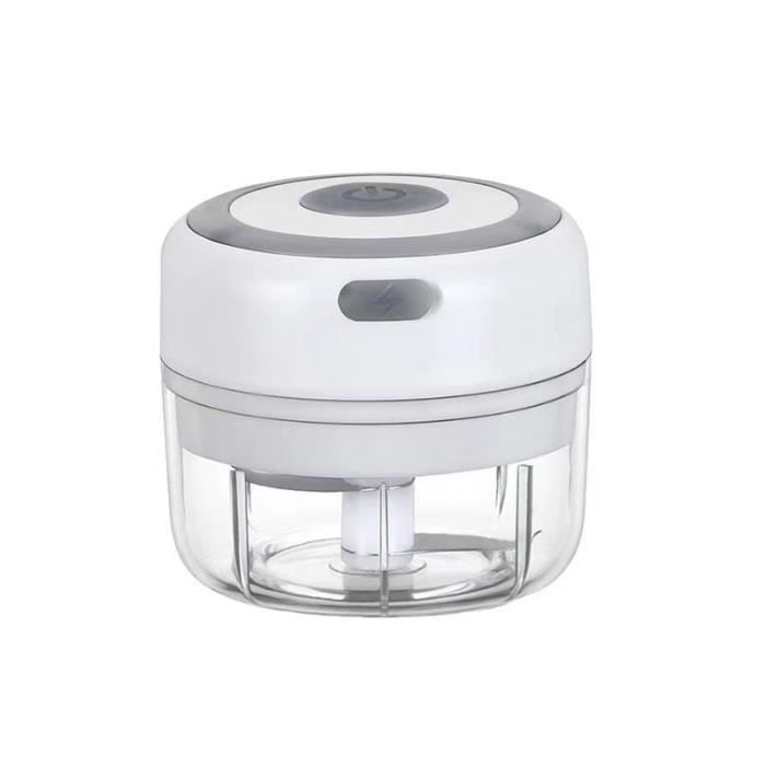 Hachoir électrique Mini MIUUIPI 400 Ml - 6 Lames, Rechargeable USB, Pour Ail, Oignon, Viande