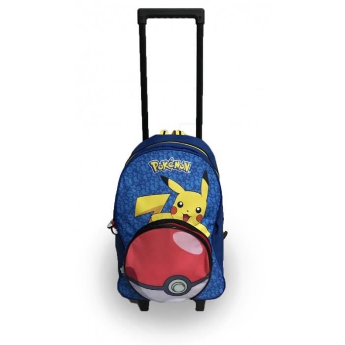 CARTABLE A ROULETTES POKEMON 45 cm Cdiscount Bagagerie Maroquinerie