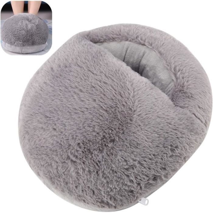 Chauffe-Pieds lectrique USB Coussin Chauffant Chaufferette Pieds Pour Pantoufles Chauffantes De Bureau Chaussures Hiver