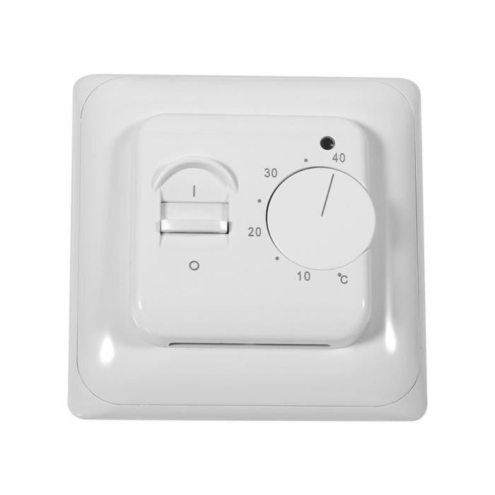 AC 230 V Manuel Sol Chauffage Thermostat contrôle de température pour la Maison Chambre Bureau