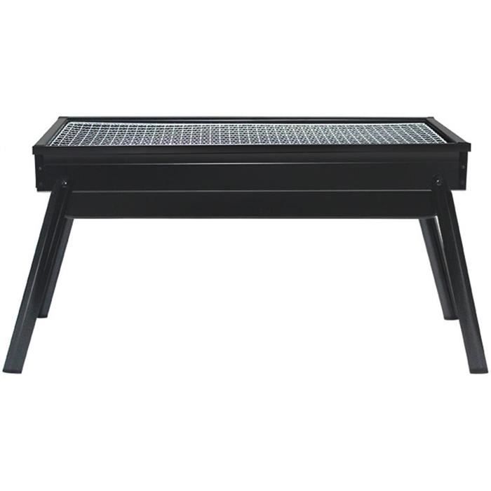 Barbecue à Charbon Portable Pliable En Inox, Pour Camping/randonnée