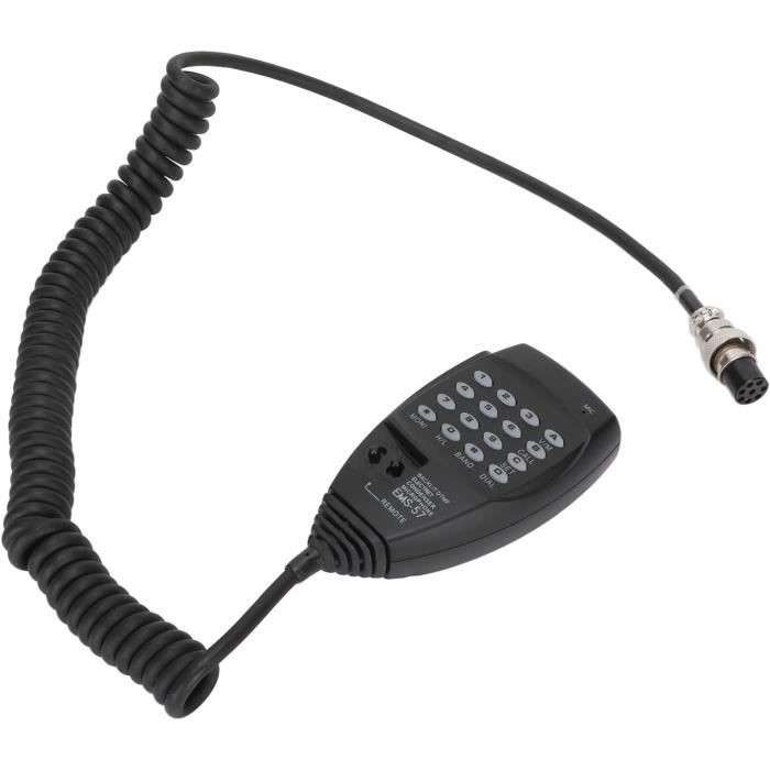 GLFLOW Microphone Haut-Parleur Sans Fil Pour Talkie-Walkie – Compatible RT-880, UV-98 Plus, Étanche ABS Robuste