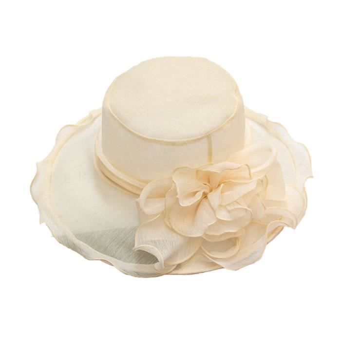 Chapeau De Soleil Femme Upstore - Bord Large - Pliable - UPF50+ - Style Bohème