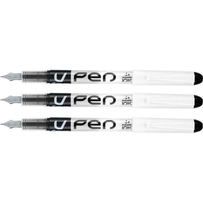 Pentel JM20 Stylo Plume Jetable Encre Bleu Marine - Lot De 3