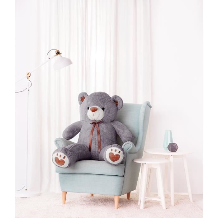 DEAR BEAR Ours en Peluche géante XXL Pieuvre Eva 80cm (Rose